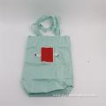 2021 hot sale new portable foldable fashion environmentally friendly polyester shopping bag